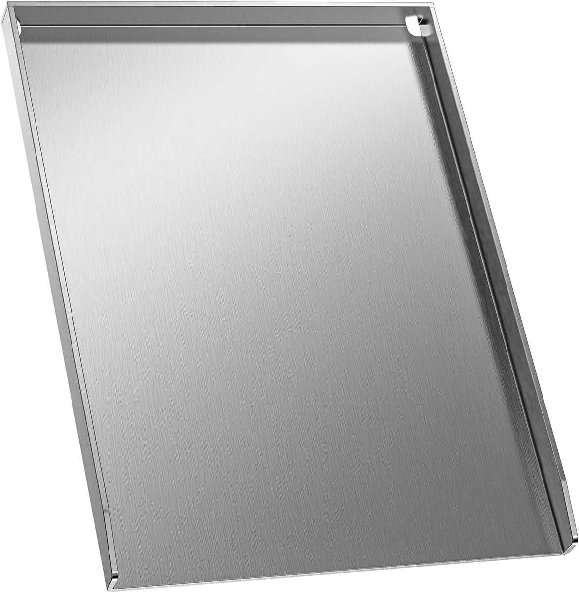 Griddle 40 x 30 cm - RVS - Geschikt voor gas- en houtskoolgrills - Verhoog de veelzijdigheid van je BBQ - ShopVlot