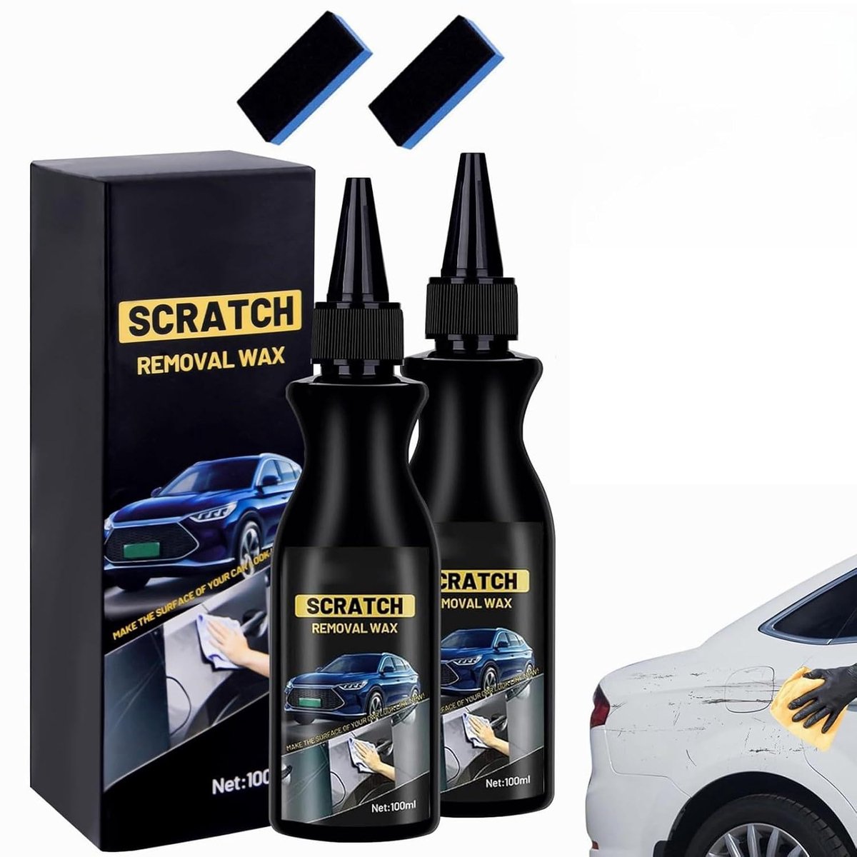 Krassen verwijderaar auto - Professionele spray - Herstelt glans - Verlengde glansbehoud - ShopVlot