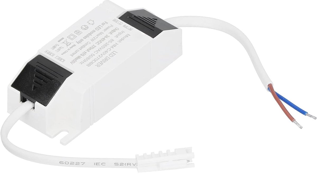 LED Driver 12W - Constant Current 270mA - Ingang AC85-265V - Voor betrouwbare stroomvoorziening - ShopVlot