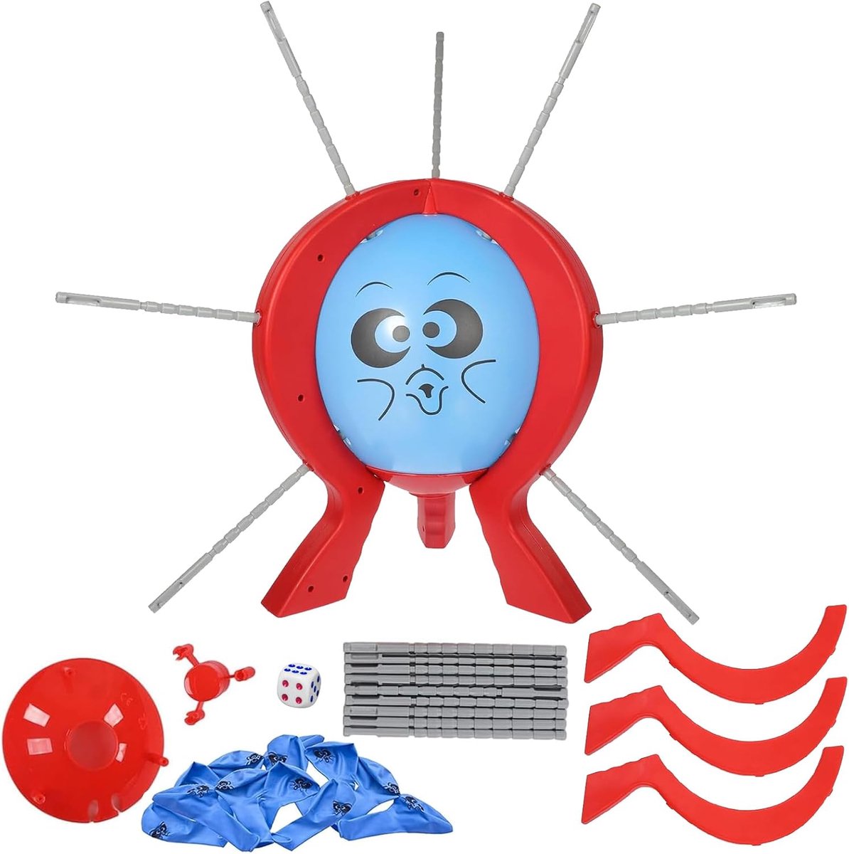 Ballonspel, interactief spel, ballon, bordspel, speelgoed, bordspel, draagbaar, voor feestjes