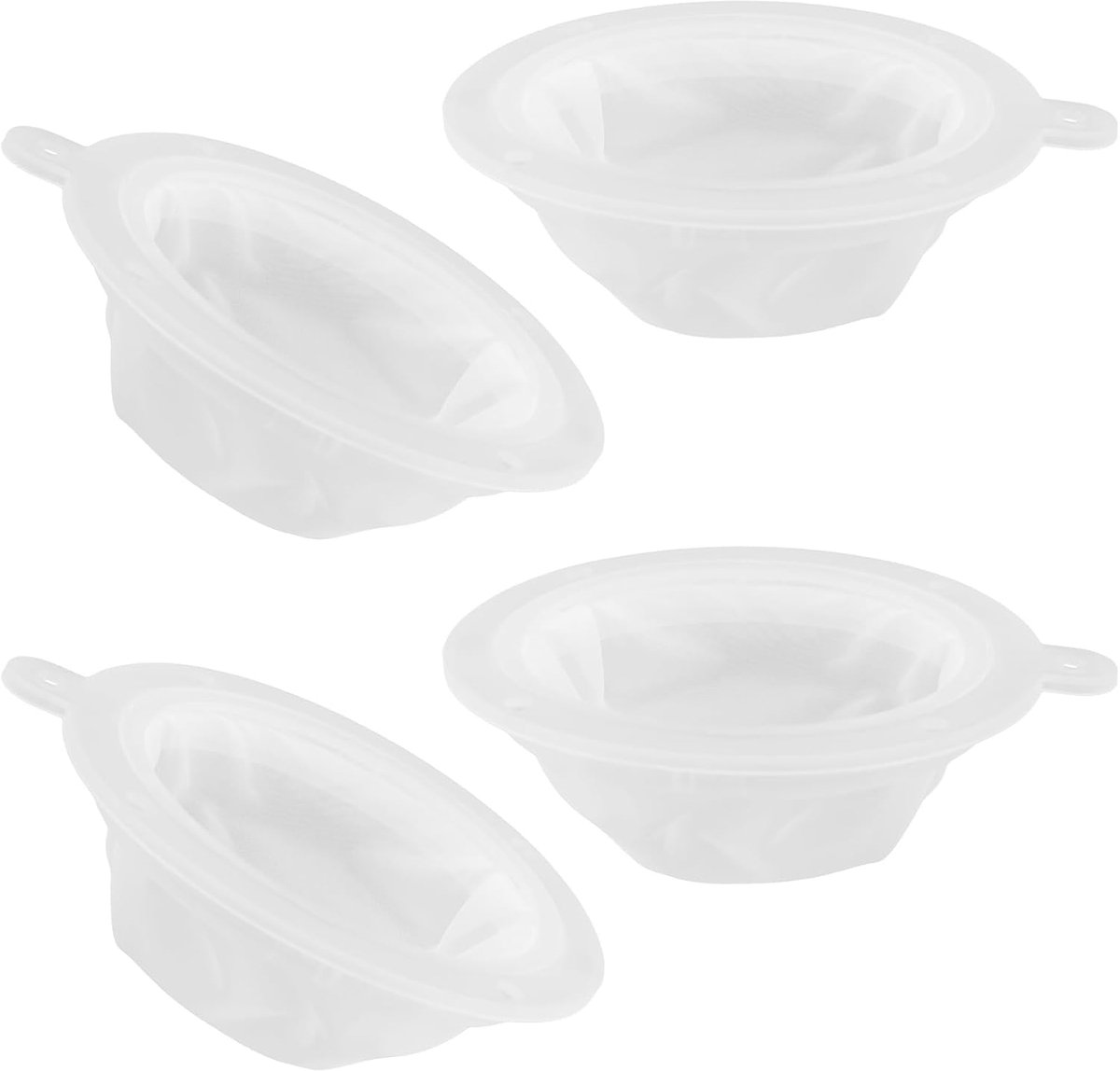 4 stuks zeeffilters van nylon, 200/300/400/450 mesh-filters voor keukenrechter, herbruikbaar, fijnmazig filter voor het filteren van sap, melk