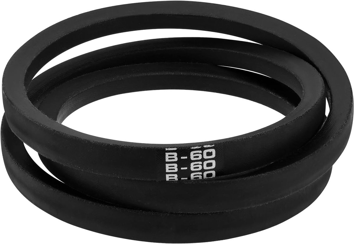 Store 1Pc B60 5L630 Klassieke Wrapped Rubber Industriële V-Riem Geschikt voor Industriële Commerciële Landbouw Zwart (5/8 x 63 inch)