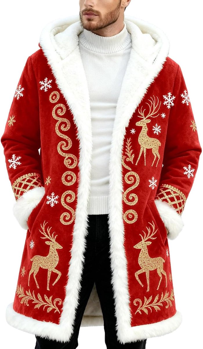 Wintervest met opdruk op de voorkant, cape-stijl, zonder sluiting.