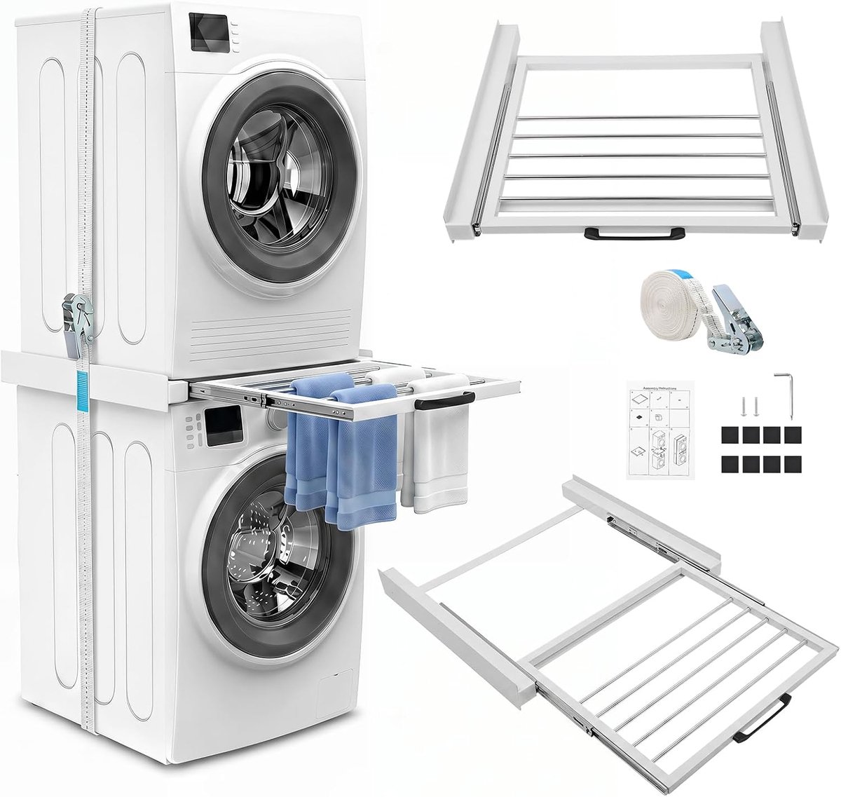 Overlappingsset wasmachine 60 cm onzichtbaar design