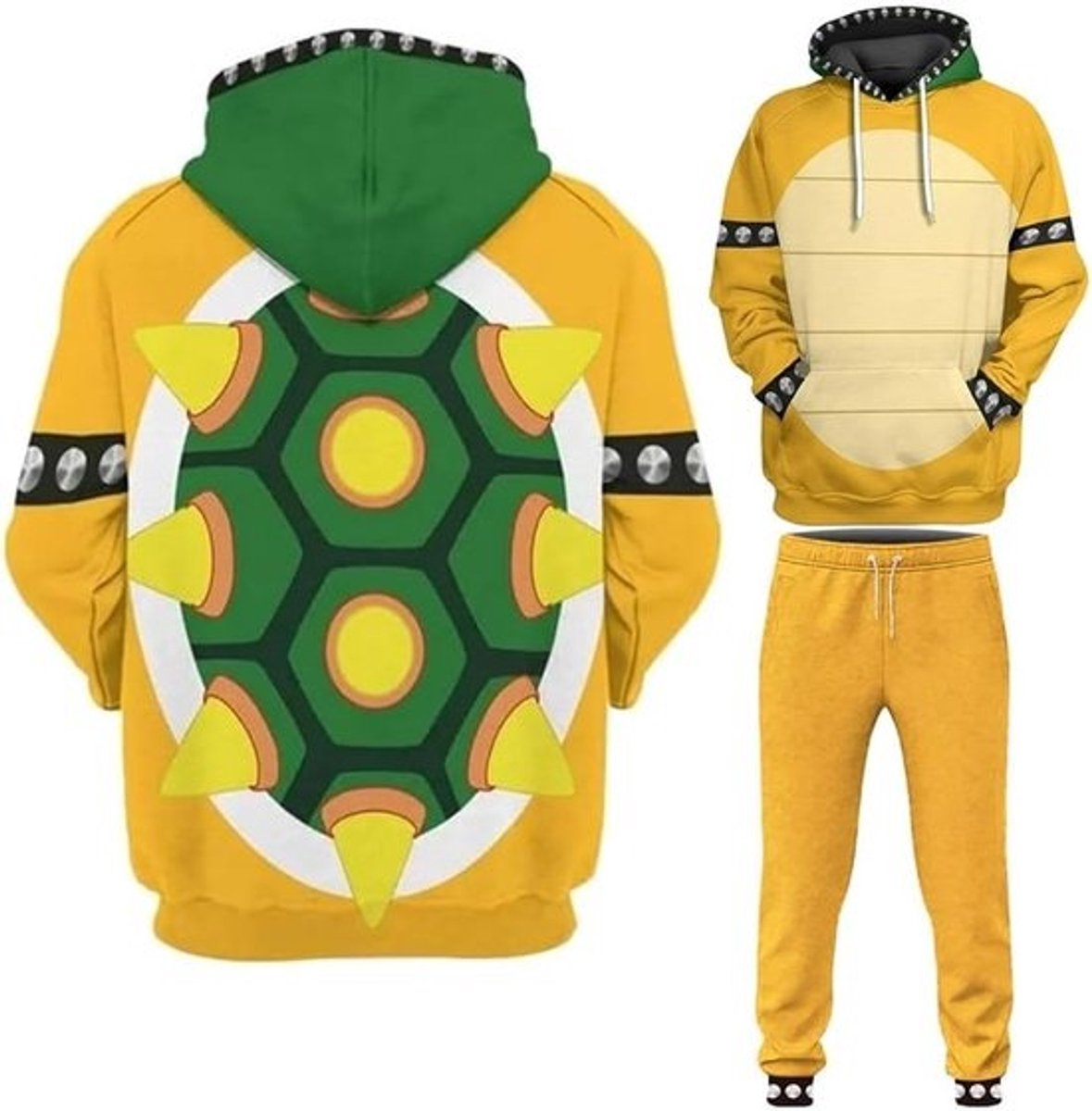 Anime-cosplaykostuum - hoodieset - 2-delige outfit - 3D-print sweatshirt - voor volwassenen