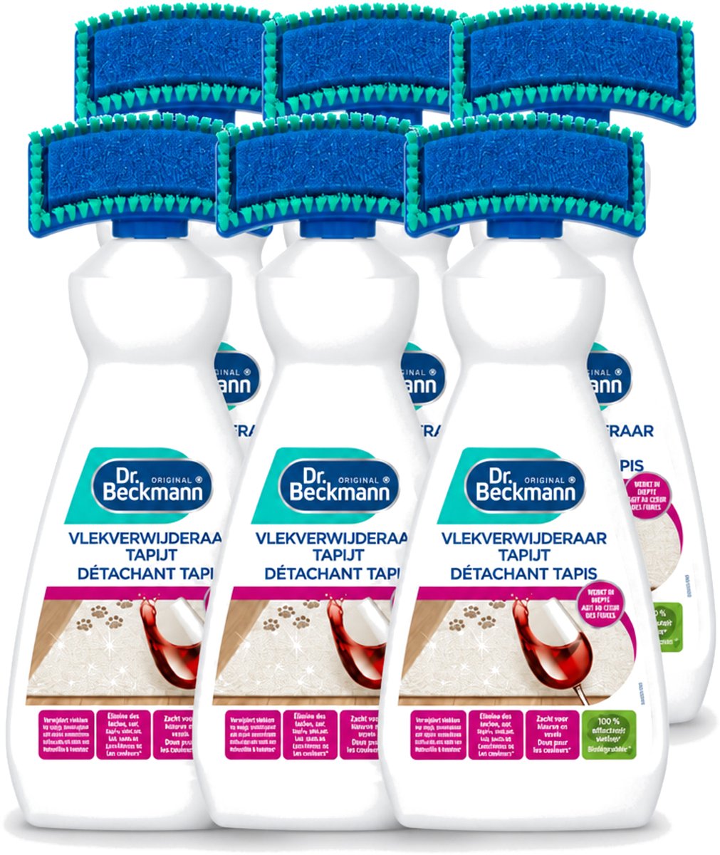 6 x Dr. Beckmann – Vlekkenverwijderaar – Tapijt - 650 ml - Voordeelverpakking - 6 stuks
