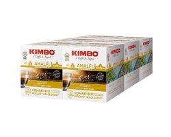 Kimbo il Caffe di Napoli Amalfi - Multipack - 96 (6x16) Koffiecups Compatibel met Nescafe Dolce Gusto