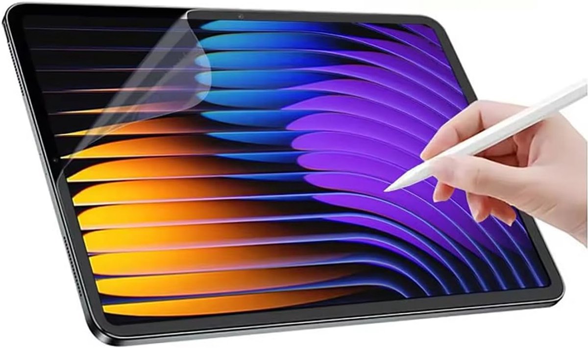 2 stuks beschermfolie van papier voor Xiaomi Pad 7/7 Pro 11,2 inch tablet, mat PET-papierfolie, tekenen en schrijven zoals op papier