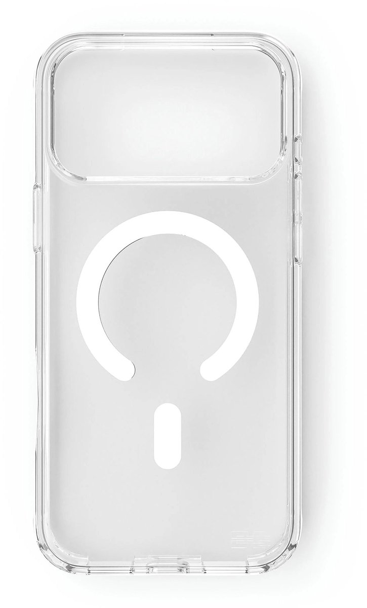 BodyGuardz Carve Hoesje – Geschikt voor iPhone 18 Pro Hoesje – Gemaakt van gerecyclede materialen – MagSafe compatible – Glasachtige helderheid - Transparant