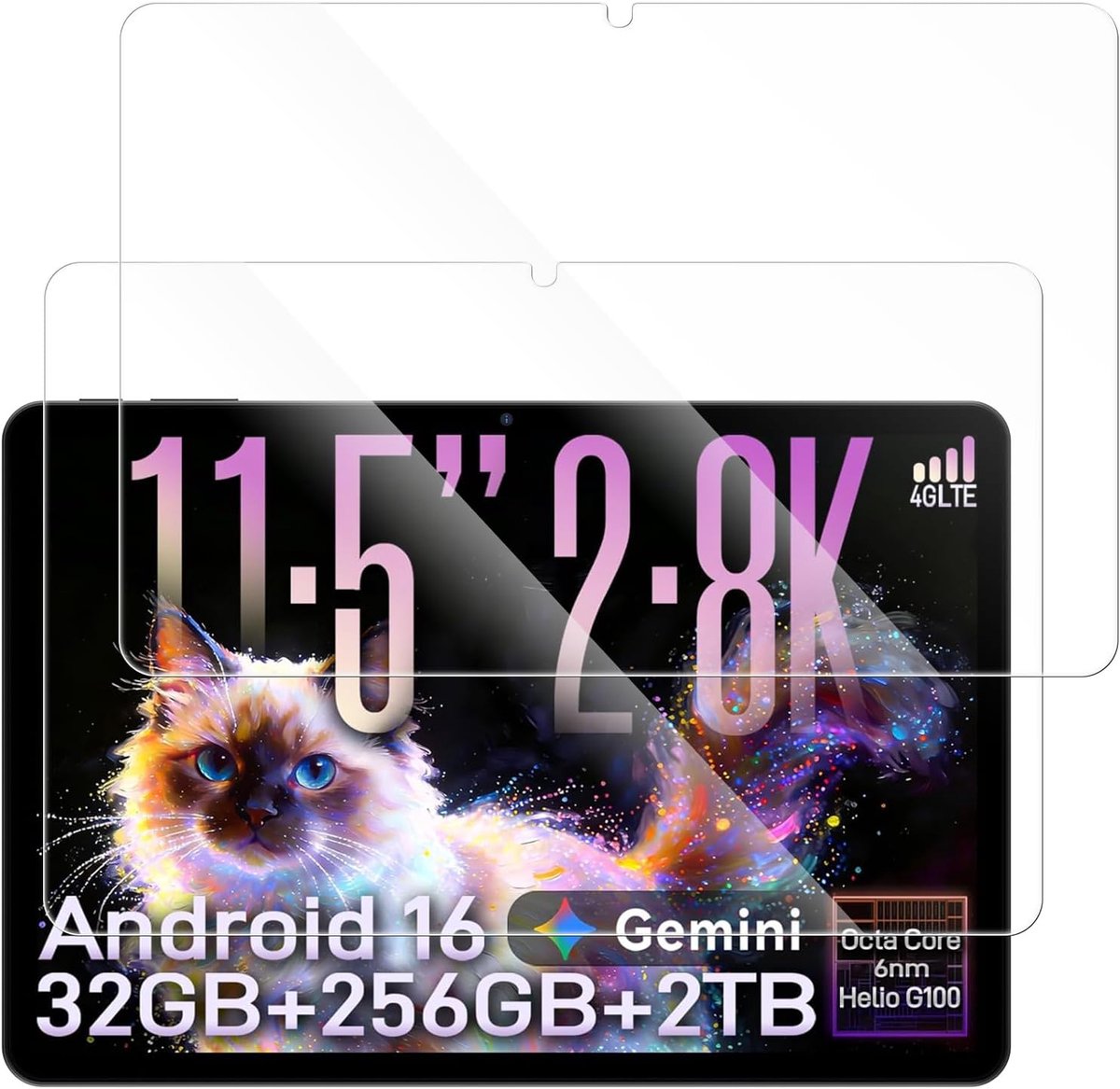 Compatibel met TABWEE T12 Pro 11,5 inch, 2 stuks
