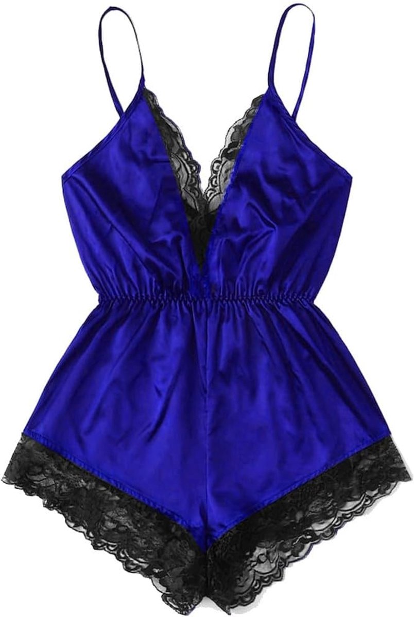 Babydoll voor dames, sexy, kant, set, beha, slipje, body, transparant, bralette, borduurwerk, bloemen, chic, katoen, A210