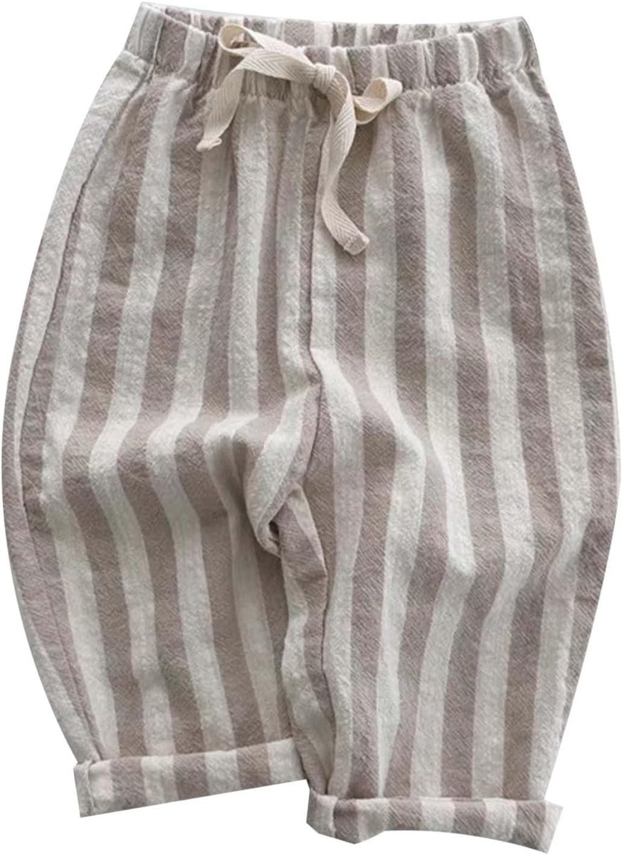 Broek voor jongens, chino, casual, katoen, kinderen, elastische tailleband, kleding, sport, cargo, mode, chic, casual, licht, recht, lang, meerdere zakken, P41