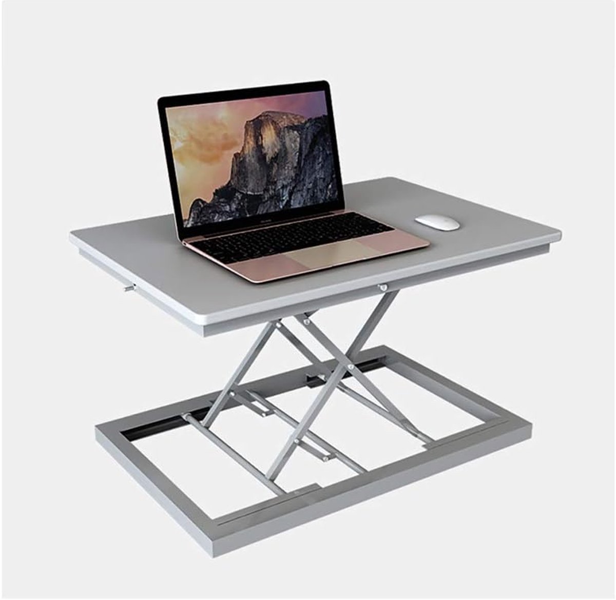 Lijst van de Computer verstelbare draagbare laptop bureau Rotate Laptop Bed Table Lifted Stand Sit Dual-Use Laptop Foldout Desk,Gray
