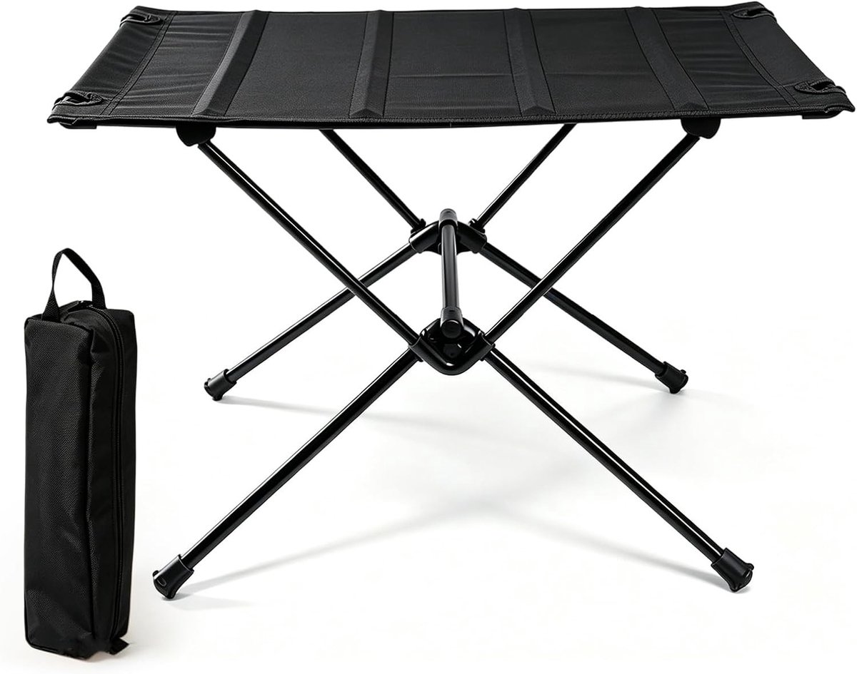 Vouwbare Campingtafel voor Buiten, Lichtgewicht en Draagbaar, Ideaal voor Picknicks, Kamperen en Visserij, Tot 30 kg Draagvermogen