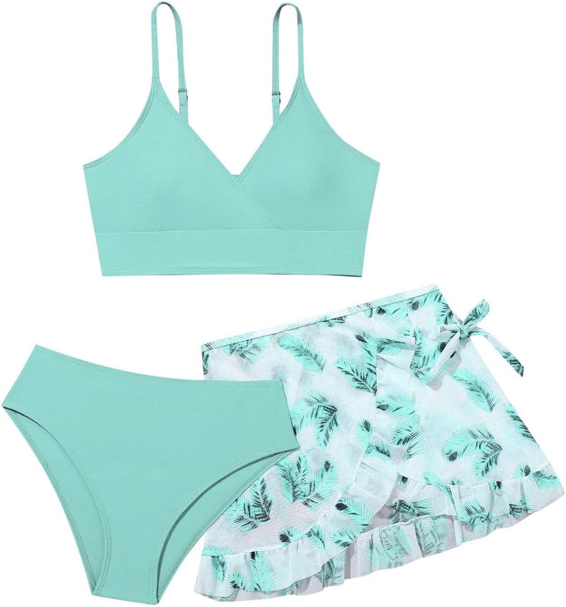 Badpak voor meisjes, tankini, gestreept, zonwering, uv-bescherming, UPF 50+, strand, zwembad, vakantie, zomer, schattig, kinderen, mode A118