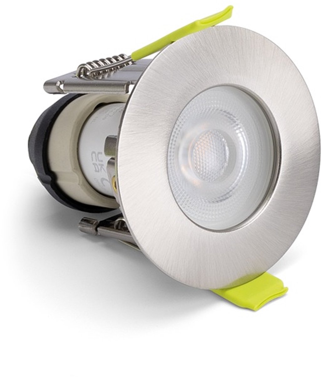LED inbouwspot Saar rond nikkel - 3 lichtstanden - 2 jaar garantie