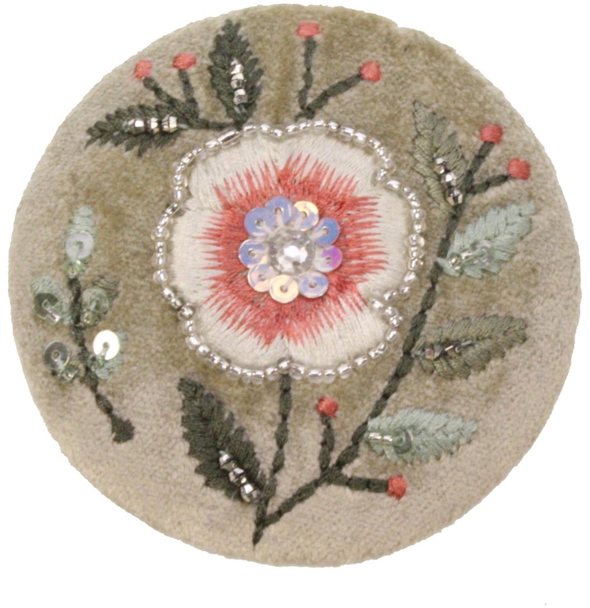 Make-up spiegel Roos, roze Ø8x0,8cm