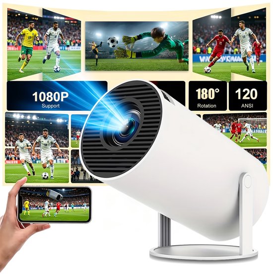 Mini Projector met WiFi & Bluetooth 5.1