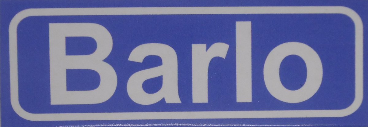 Souv© - koelkast magneet - plaatsnaam bord - kombord - souvenir - koelkastmagneetje - relatiegeschenk Barlo