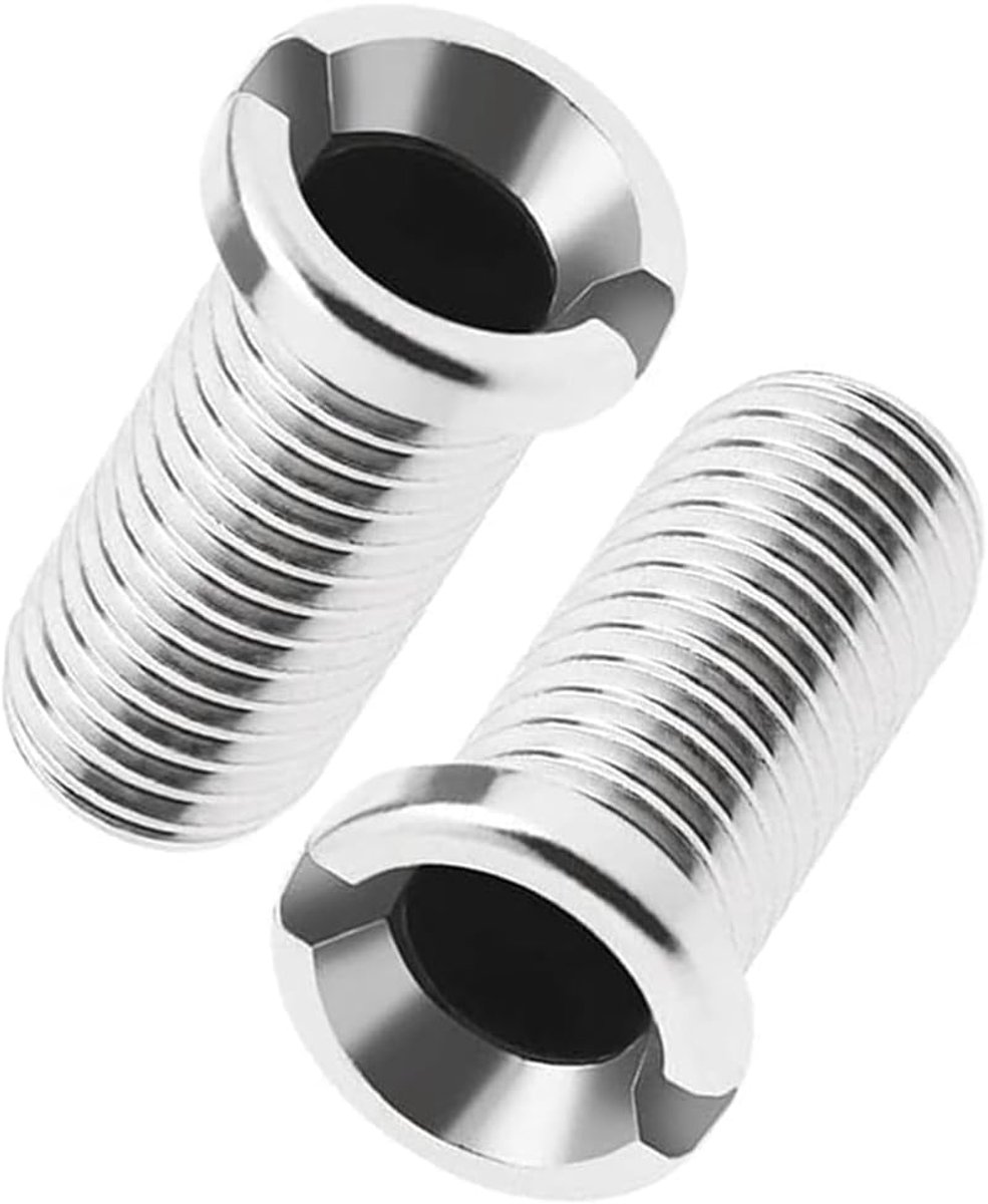 Holle schroeven 25mm - zilver - 2 stuks - perfect voor keukenwasbak - ShopVlot