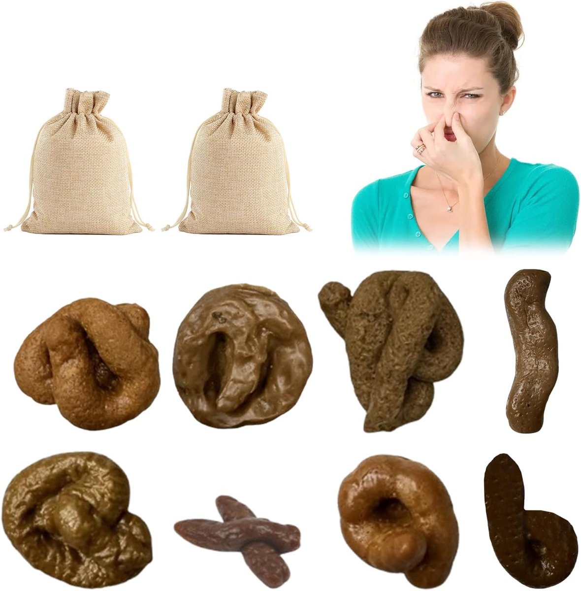 8pcs fake poop realistic poop joke item - ShopVlot
