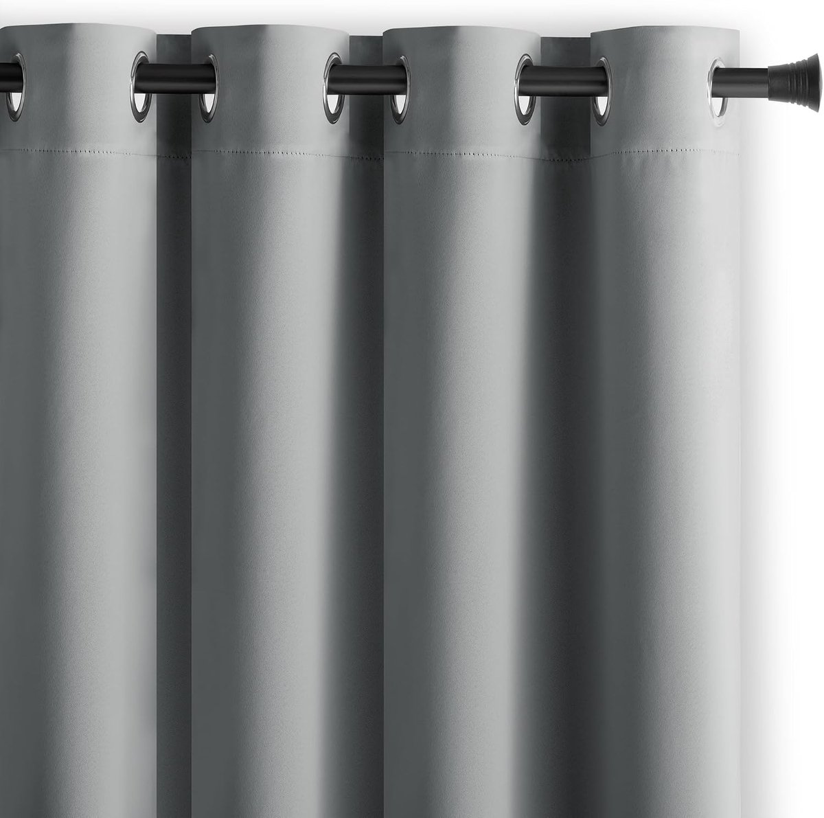 Blackout gordijn 140x270 cm - zilver - oogjes - perfecte lichtregulatie - ShopVlot