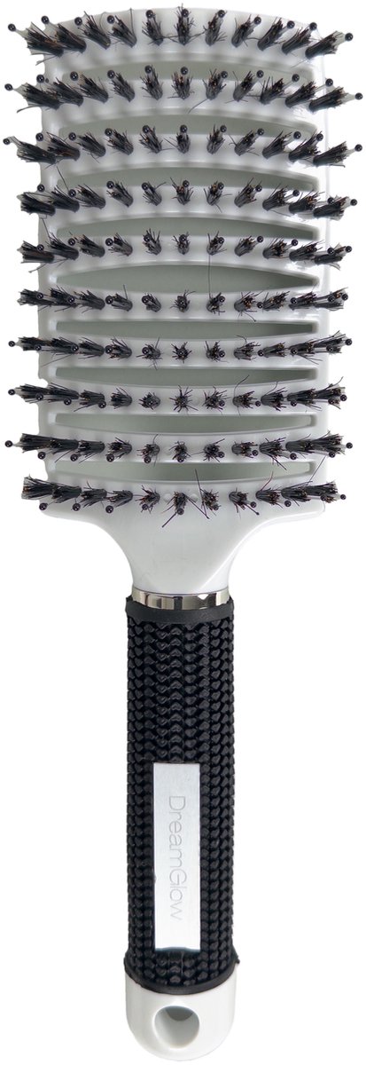 DreamGlow Anti-klit Haarborstel – Detangle Brush – Wit