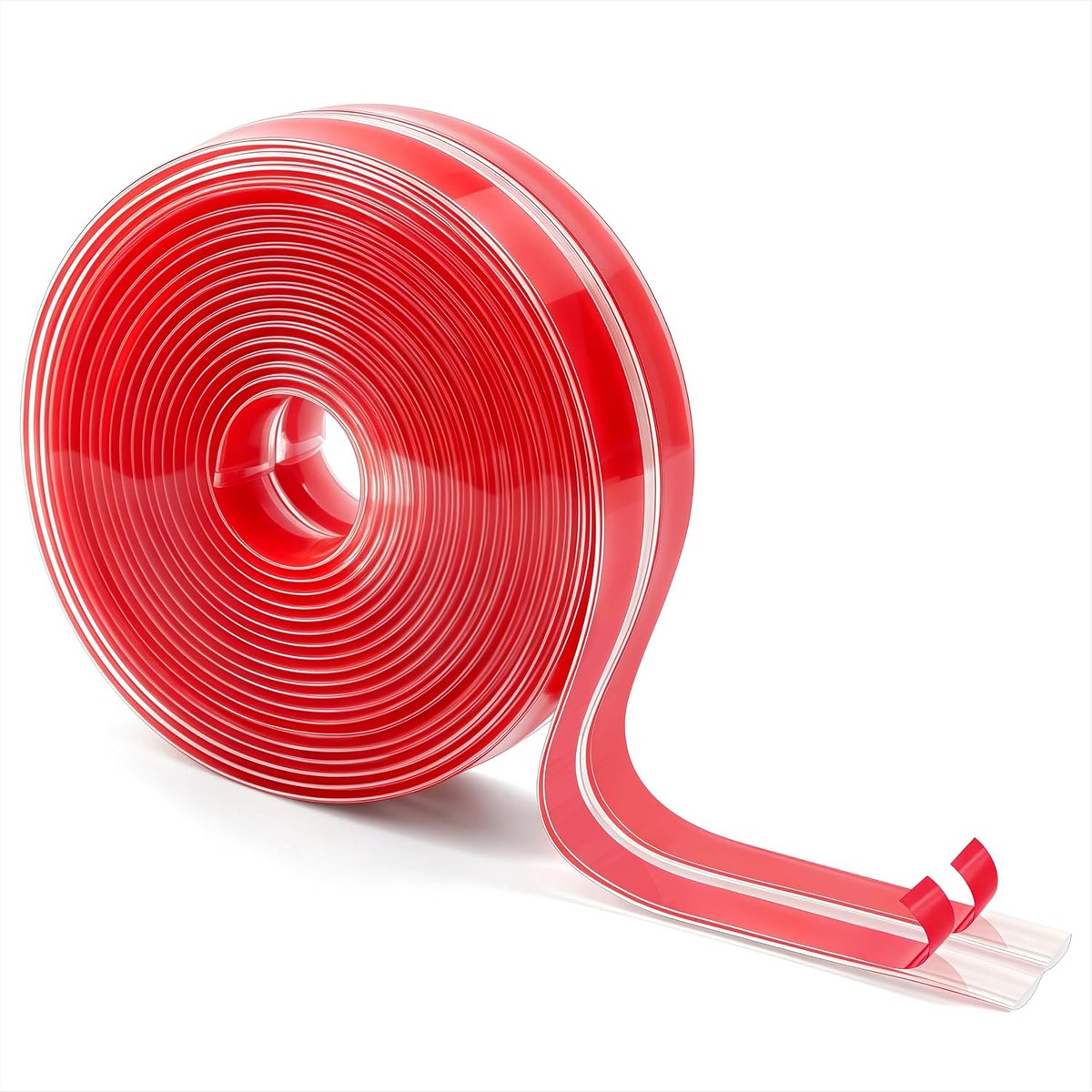 Transparante randbescherming voor kinderen 5 m x 20 mm