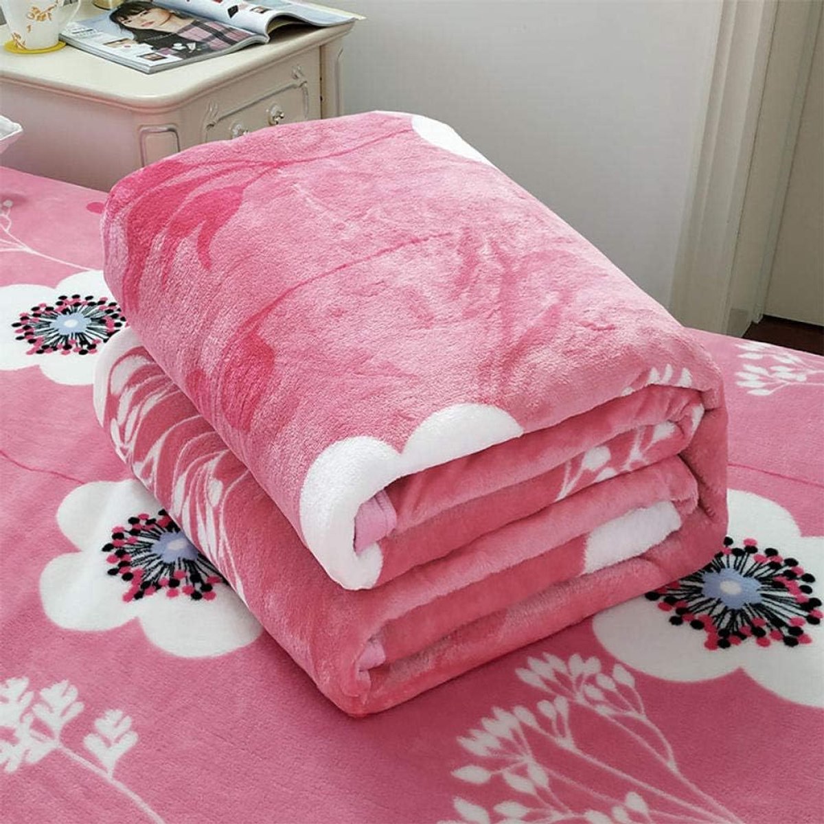 Graden van comfort gewogen deken queen size voor volwassenen - gelijkmatige gewichtsverdeling met premium glaskralen | Warme zware deken voor gebruik door één persoon -13_180 * 220