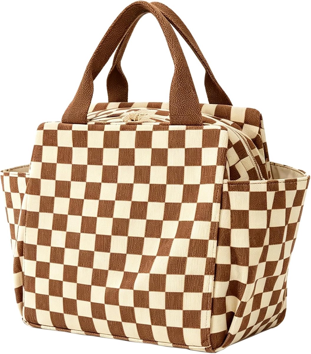 Lunchtas, 12 l, grote capaciteit (bruin)