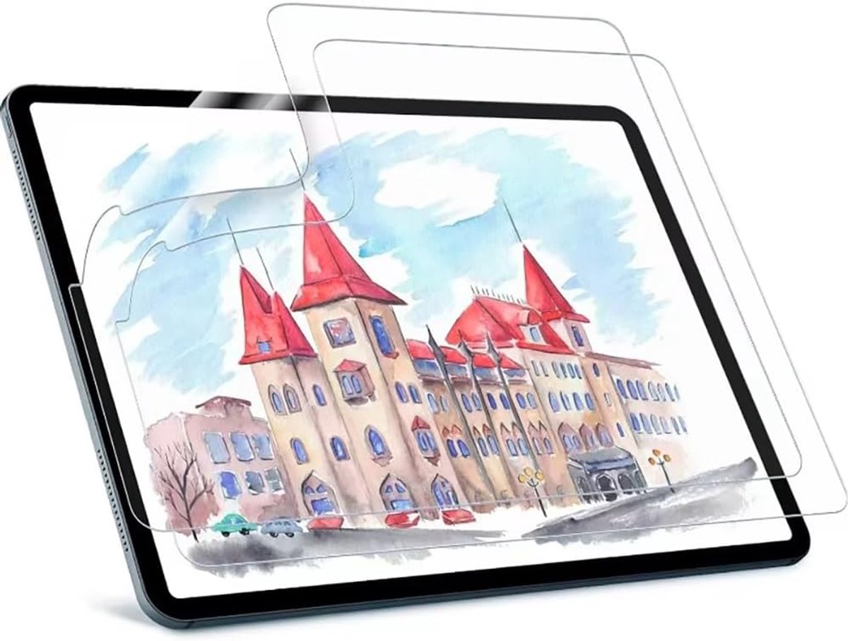 [2 stuks papieren feel-beschermfolie voor Motorola Moto Pad 60 Neo, zoals op papier, matte PET-papierfolie om te tekenen, schrijven, verblindingsvrij, compatibel met S-pen