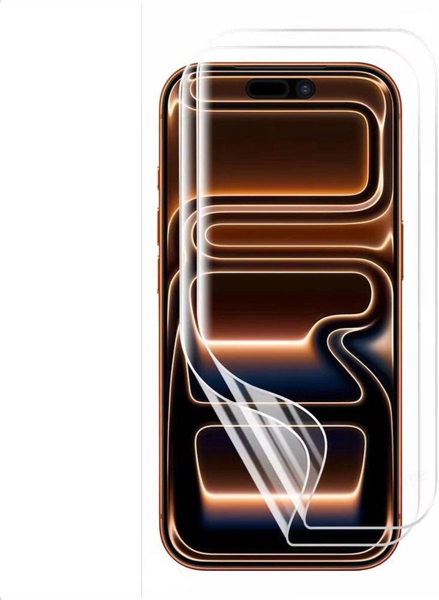 2 stuks hydrogel beschermfolie voor Xiaomi 17 Pro Max, hoge aanraakgevoeligheid, flexibele TPU HD-displaybeschermfolie, vrij van krassen