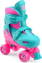 Xootz Rolschaatsen Quad Skates Meisjes Turquoise/roze Maat 32/35