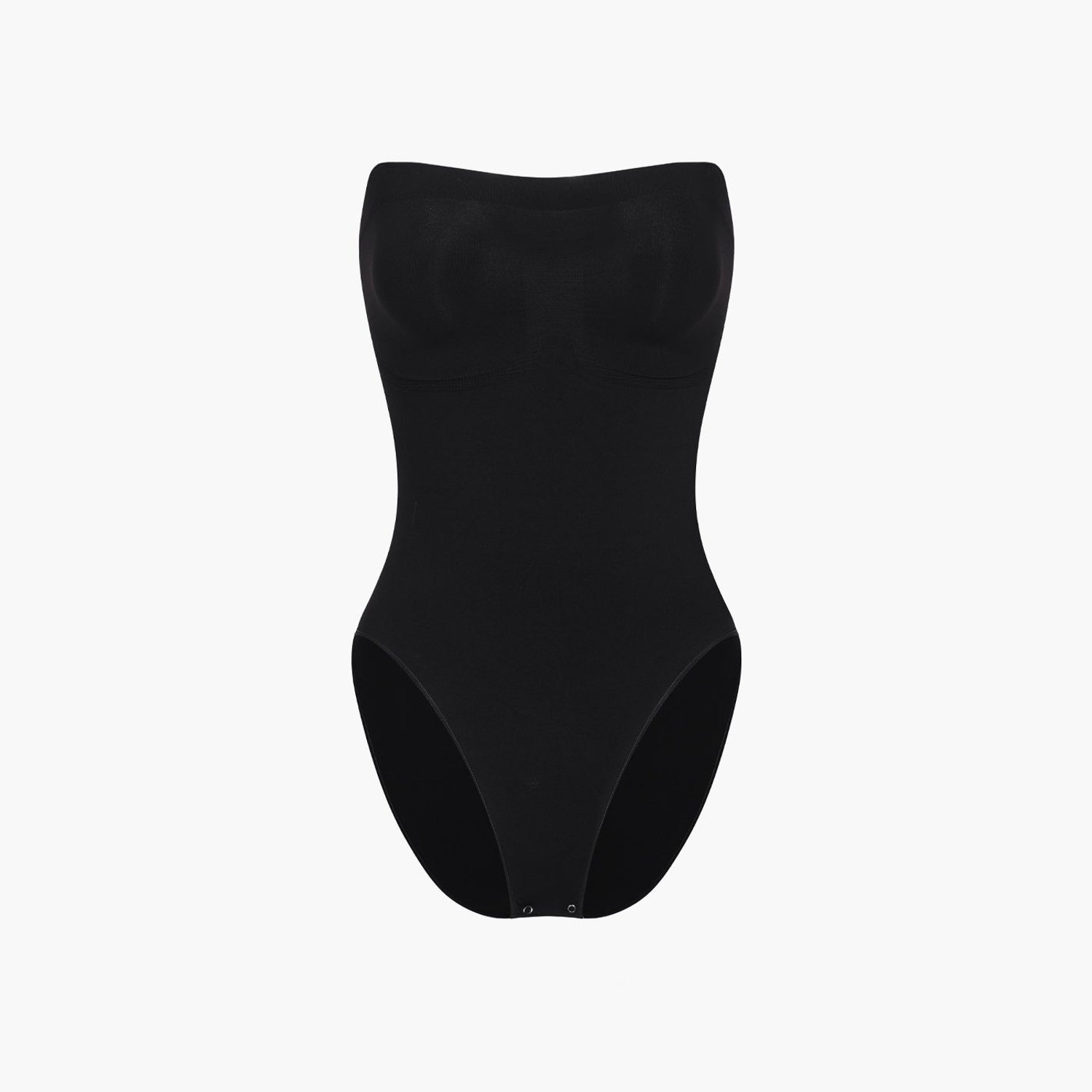 cfab Strapless corrigerende bodysuit met bijpassend slipje - Zwart, S - Corrigerende Body - Naadlos - corrigerend ondergoed dames