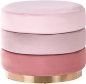 LOUIN - Poef - Roze - Fluweel
