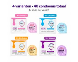 condooms 40 stuks – condooms mix – condooms met ribbels – condooms extra dun – condooms noppen – condooms natural – condooms 10 stuks * 4 varianten – condooms met glijmiddel – condooms 52 mm – FITONE®