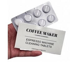Compatibele reinigingstabletten voor Ninja Luxe Café-koffiemachines – voor waterreservoir, zetgroep en ontkalking (1,5 g × 8 tabletten per doos, verpakking van 3)-ninja luxe cafe accessories-espresso machine cleaning tablets