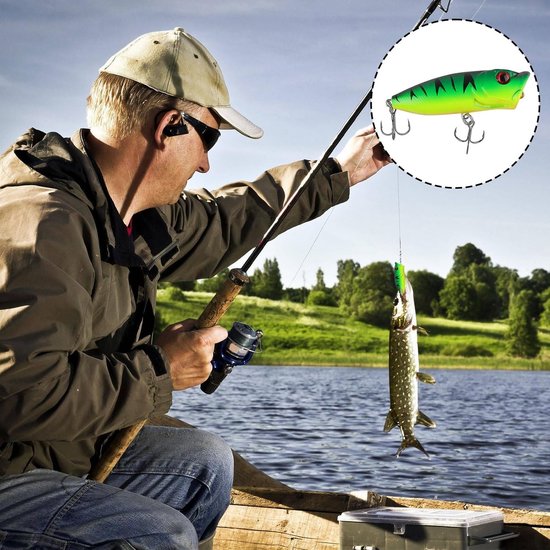 Complete Hengelset - Universeel - 130-delige Gereedschapskist met Accessoires - Voor Snoek, Forel en Snoekbaars — afbeelding 3