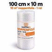 Noppenfolie op rol | 100 cm x 10 m | Bubbelfolie | Inpakfolie voor Inpakken & Verhuizen