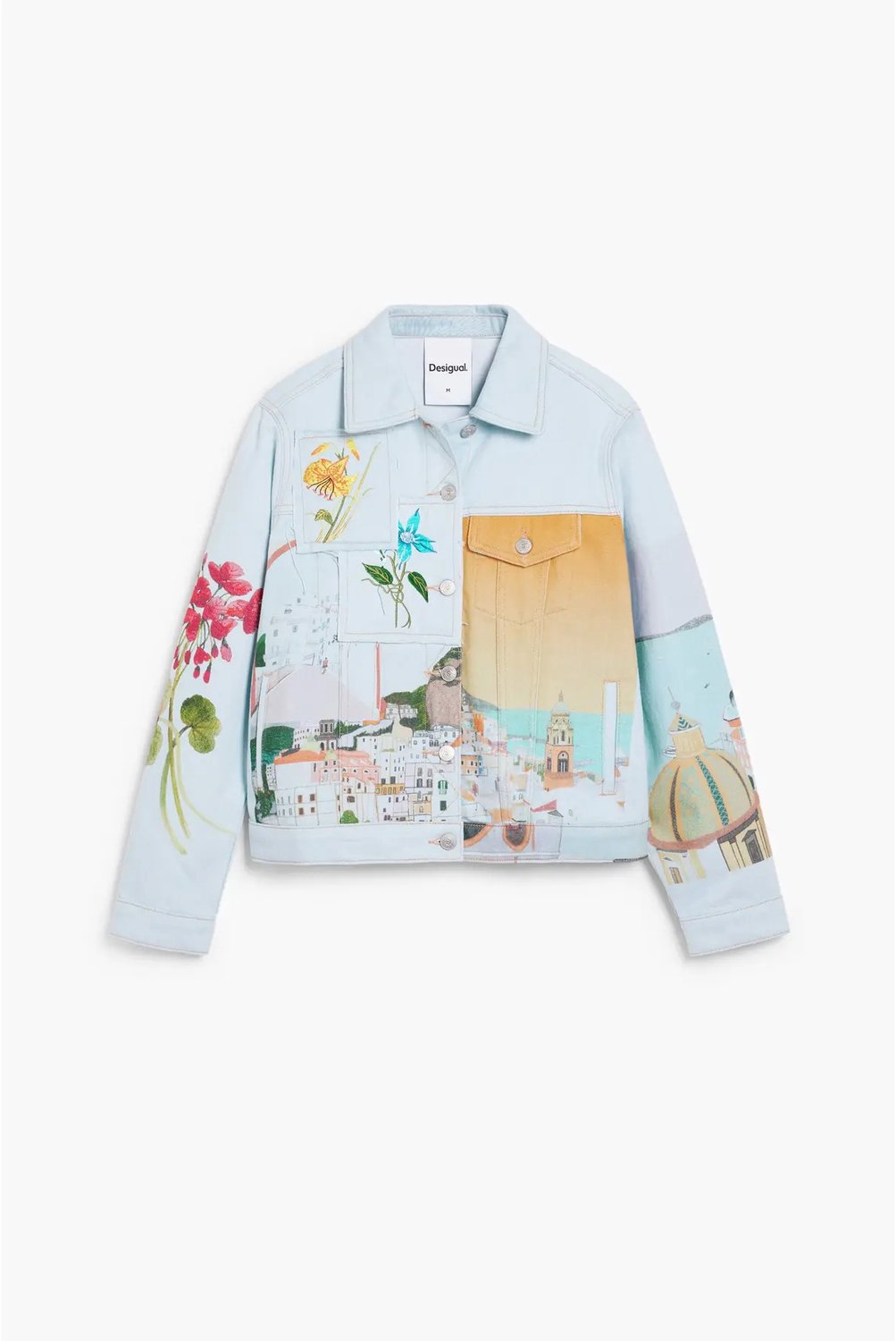 Dames spijkerjack Desigual Indi Blauw