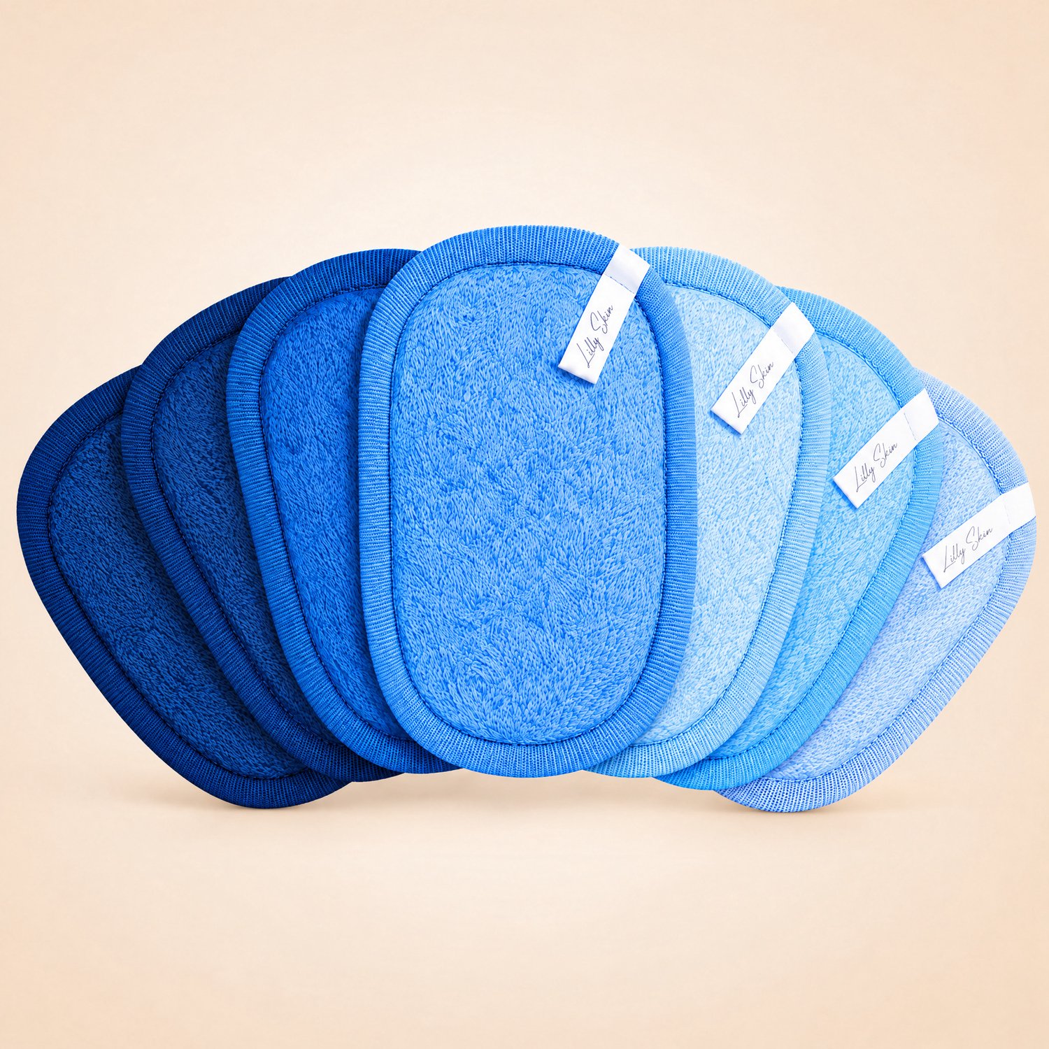 Lilly Rainbow Bleu - Herbruikbare Make-up Pads-Remover