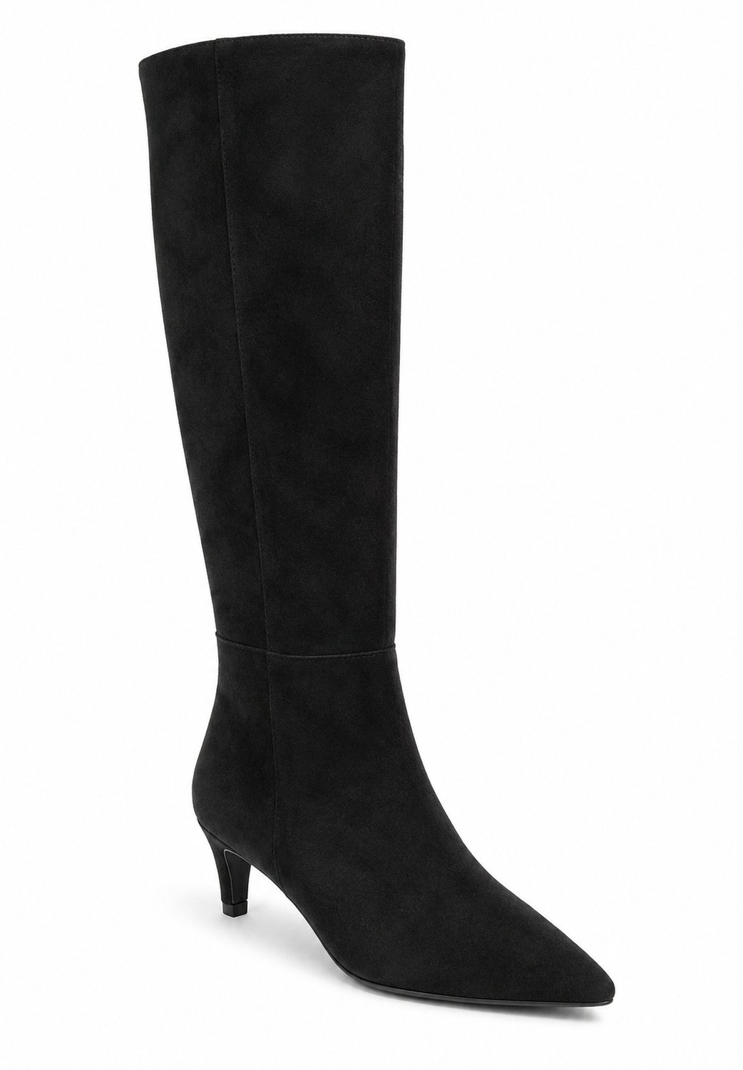 Low Stiletto Heel Knee High