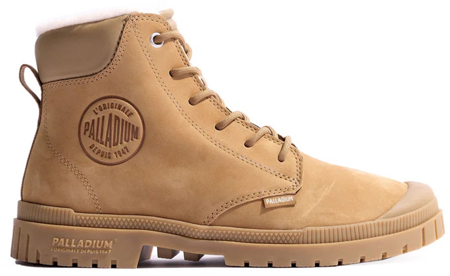 Schoenen Palladium Sp20 Cuff Lth Wp Wl Bruin