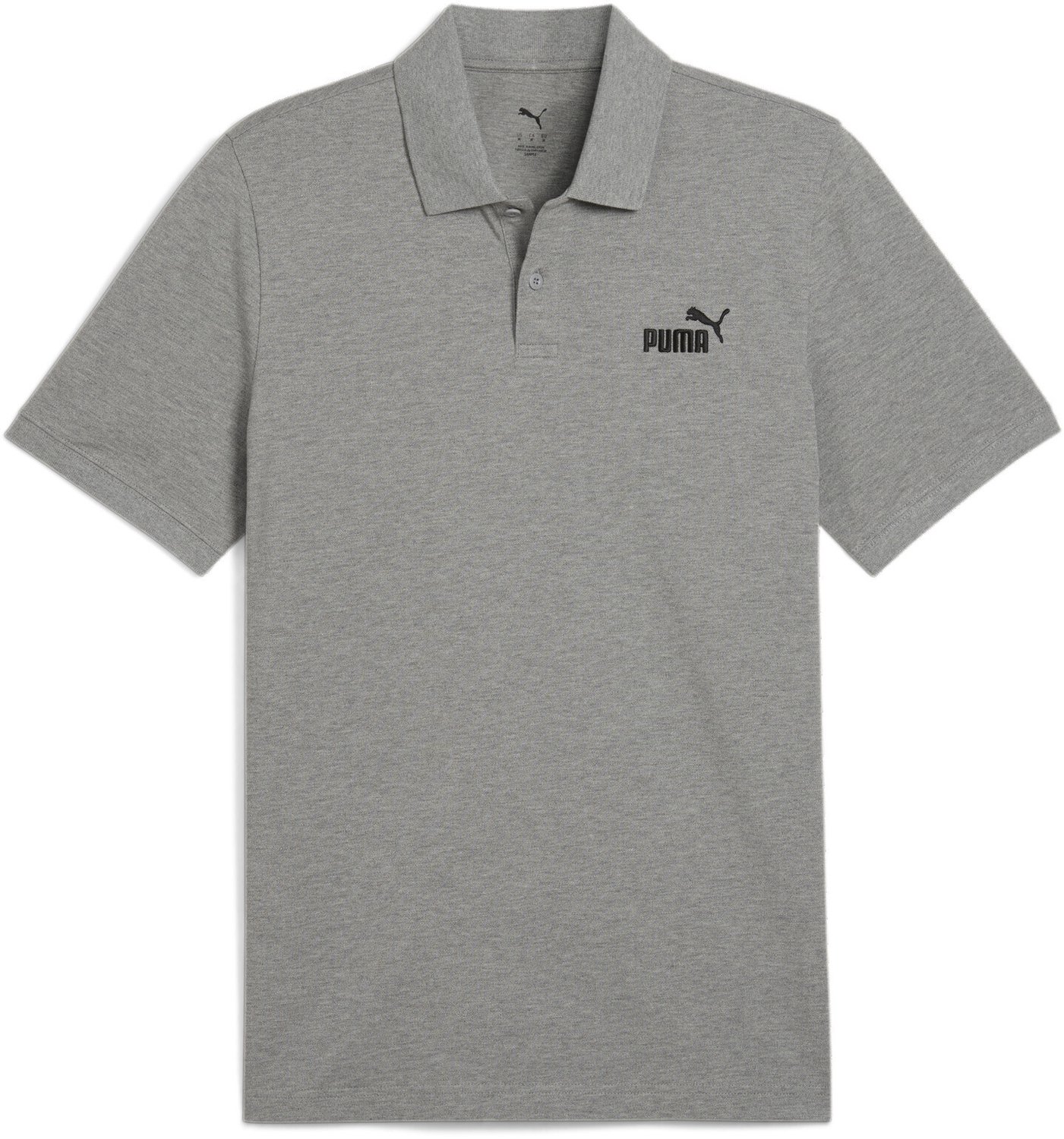 Polo Puma Ess No. 1 Logo Pique Grijs