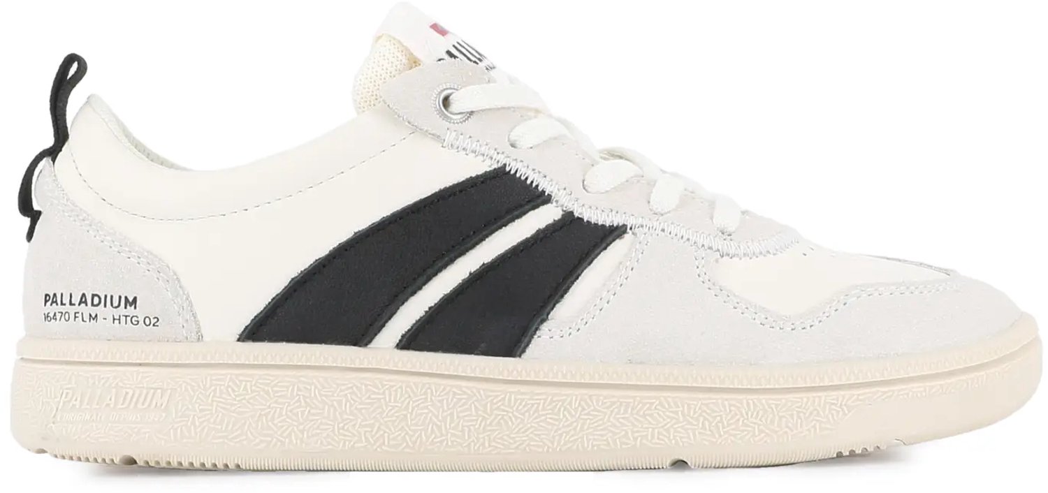 Leren sportschoenen Palladium Pallacup Flame Zwart