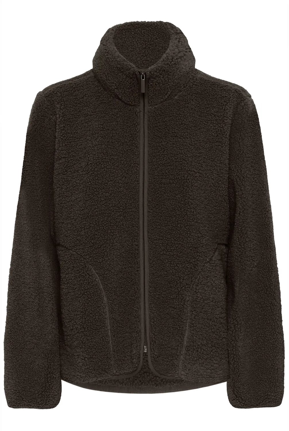 Damesfleece KAFFE KAAlly Bruin