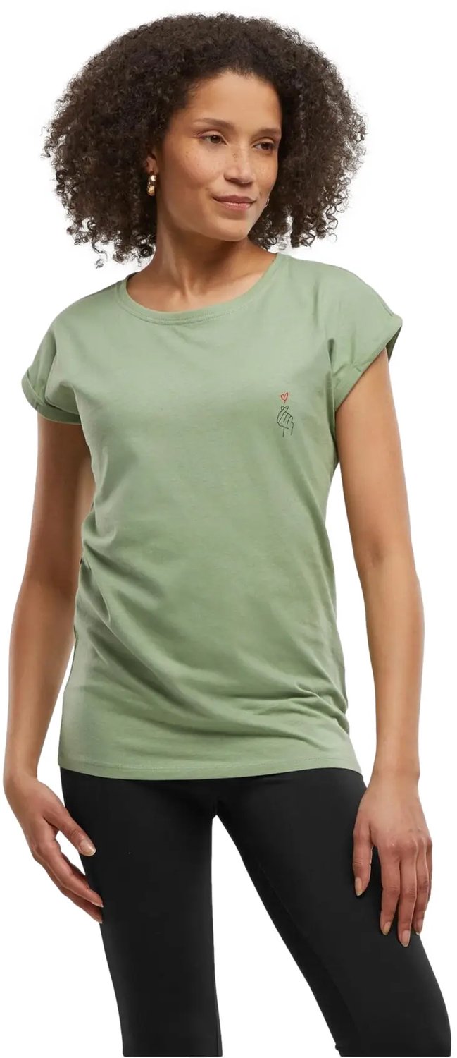 T-shirt dames Urban Classics K-Heart Shoulder Magicsalvia