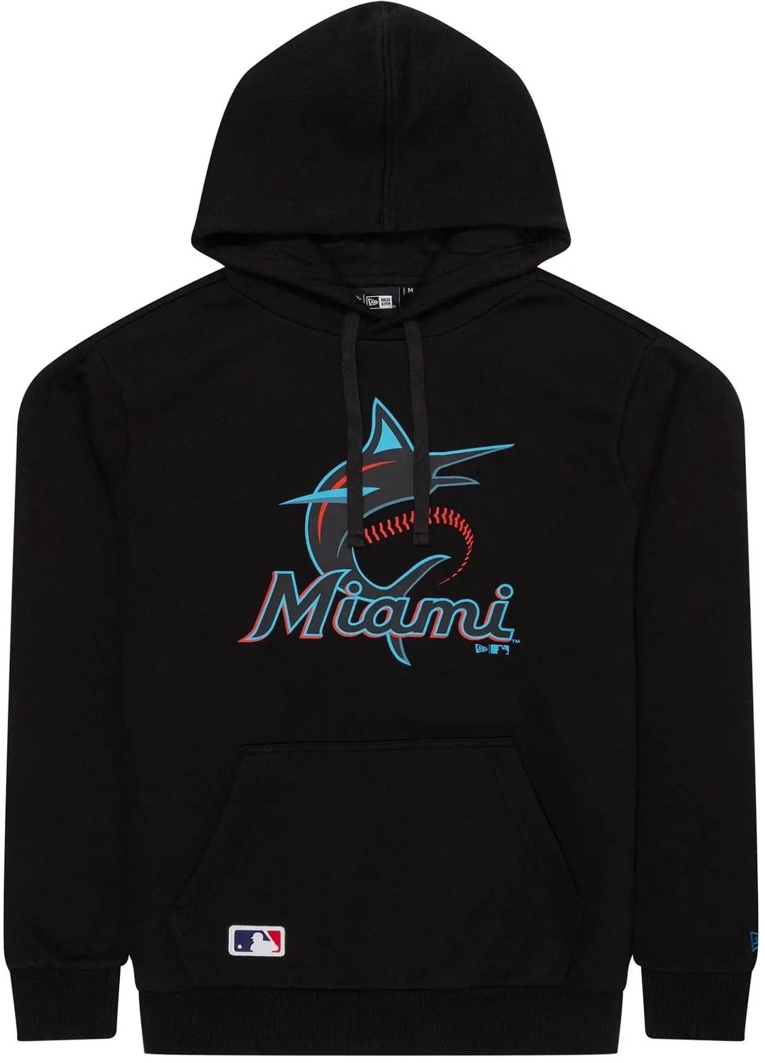 Hoodie Miami Marlins Nos MLB Regular Zwart