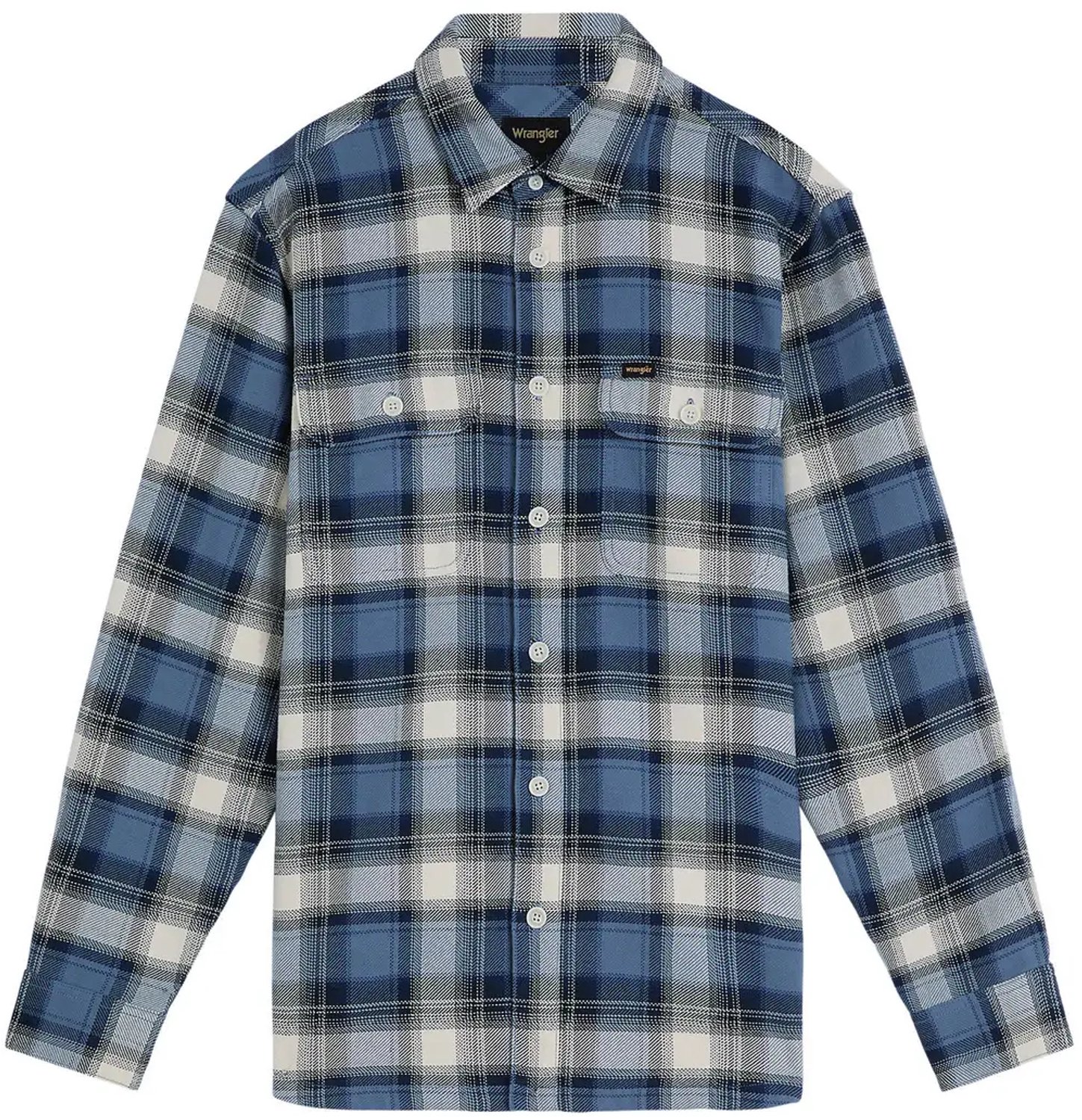 Shirt met lange mouwen Wrangler Western Utility Blauw