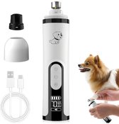 Elektrische Nagelvijl voor Honden en Katten - Met LED, 3 Snelheden, LCD-Scherm en Oplaadbaar - Veilig en Stil